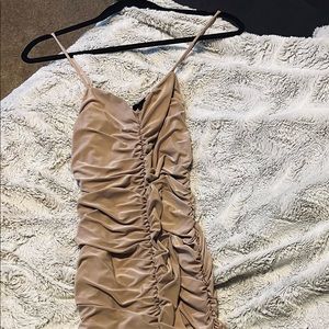 Windsor ruched midi dress